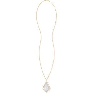 Kendra Scott Aiden Gold Long Pendant Necklace